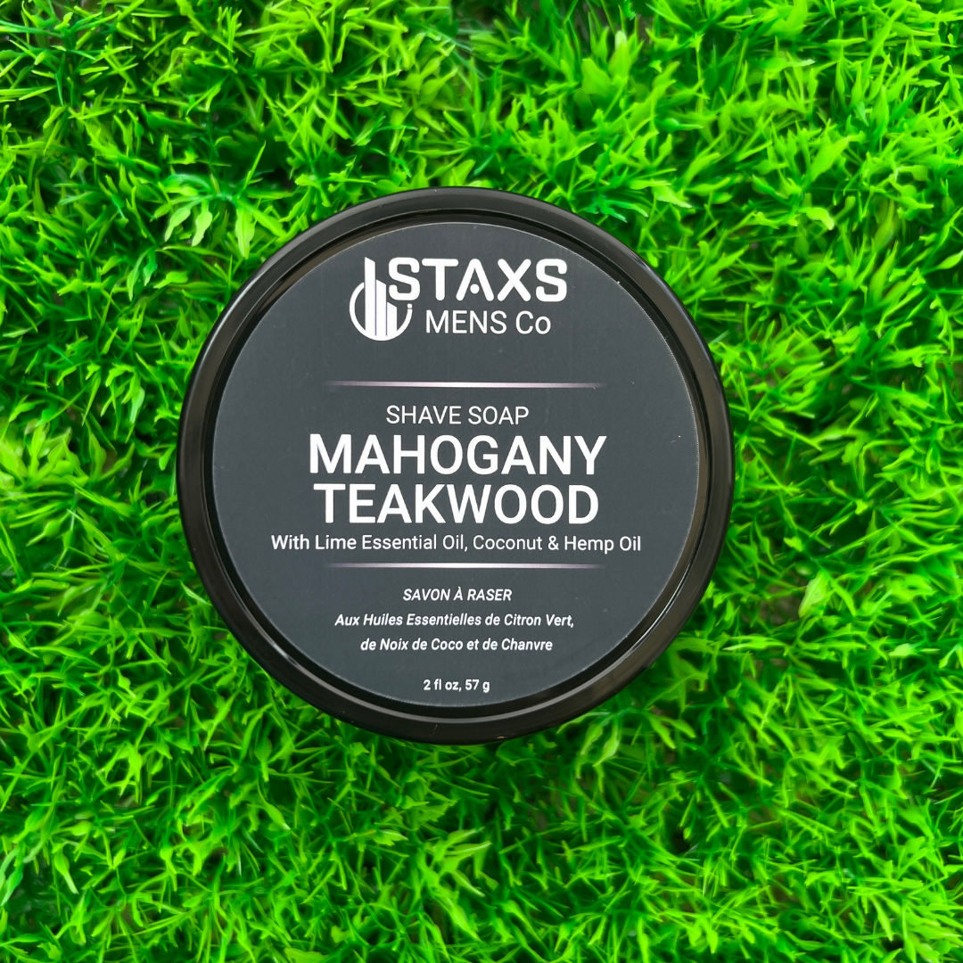 Mahogany Teakwood Shave Soap